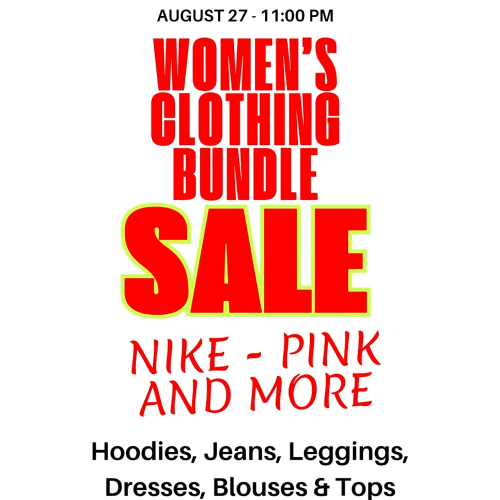 Women’s Clothing Bundle - Hoodies, Jeans, Leggings, Dresses, Blouses & Tops